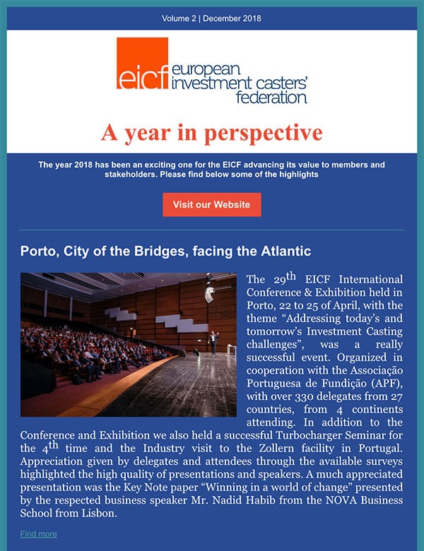 EICF Newsletter 2018